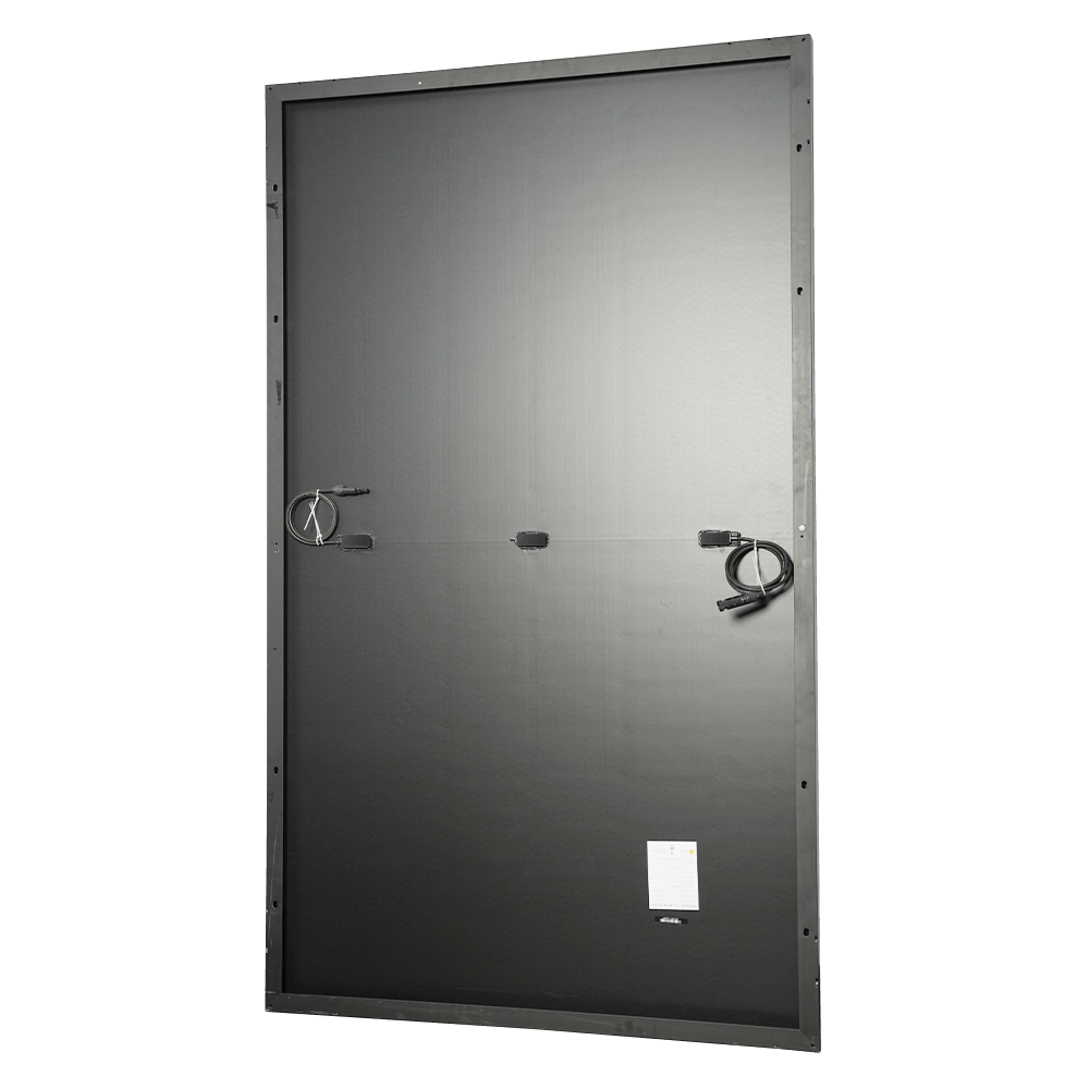 M166H660 350-385W Vidrio simple Todo negro