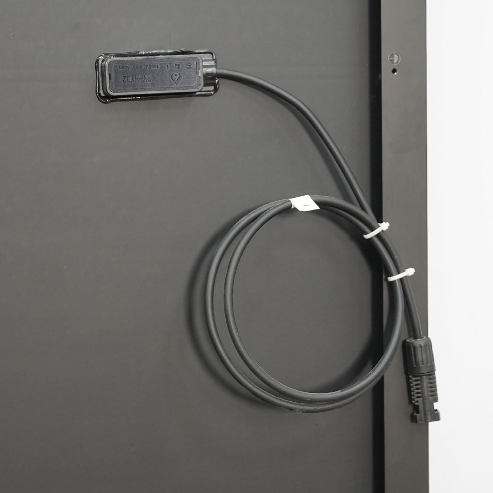 M166H660 350-385W Vidrio simple Todo negro